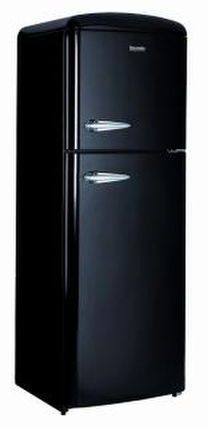 Baumatic RETRO13BL Отдельностоящий 294л Черный холодильник с морозильной камерой
