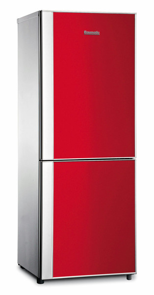 Baumatic TG6 Отдельностоящий 207л Красный холодильник с морозильной камерой