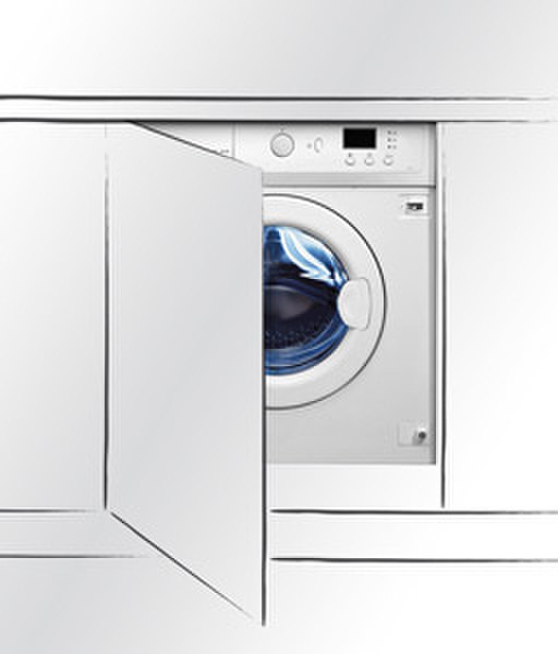 Baumatic BA140 Built-in Front-load 7kg 1400RPM White washing machine