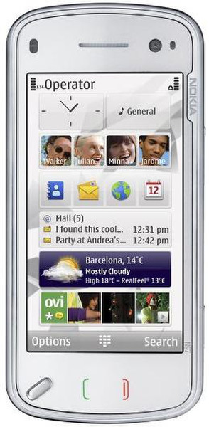 Nokia N97 Single SIM White smartphone