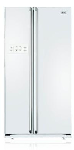 LG GRB2371ECWR Freistehend A+ Weiß Side-by-Side Kühlkombination