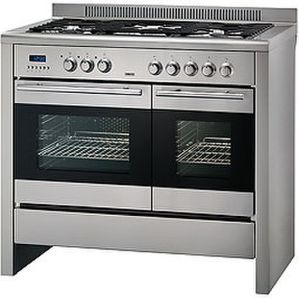 Zanussi ZCM1031X Freistehend Gaskochfeld Edelstahl Küchenherd