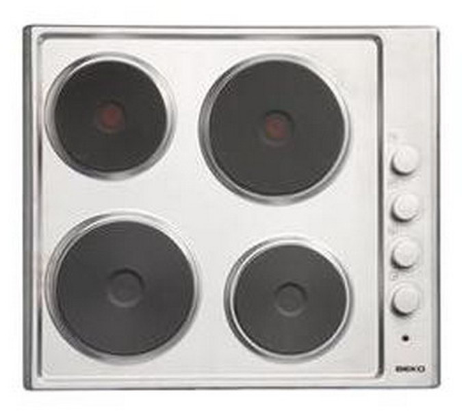 Beko HIZE64101X built-in Sealed plate Stainless steel hob