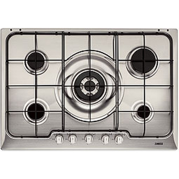 Zanussi ZGF780ITX Встроенный Gas hob Нержавеющая сталь плита