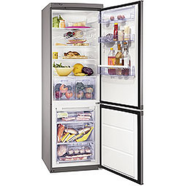 Zanussi ZRB634FX Отдельностоящий Нержавеющая сталь холодильник с морозильной камерой