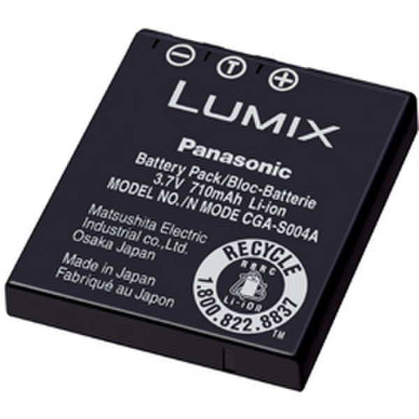 Panasonic CGA-S004 Lithium-Ion (Li-Ion) 710mAh 3.7V rechargeable battery