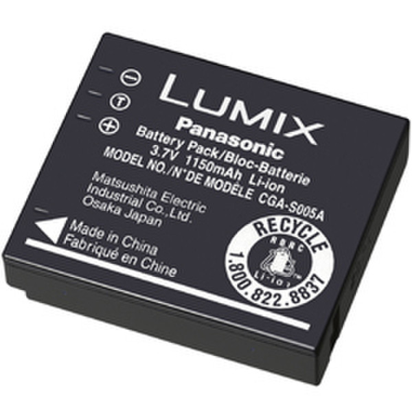 Panasonic CGA-S005 Lithium-Ion (Li-Ion) 1150mAh 3.7V Wiederaufladbare Batterie