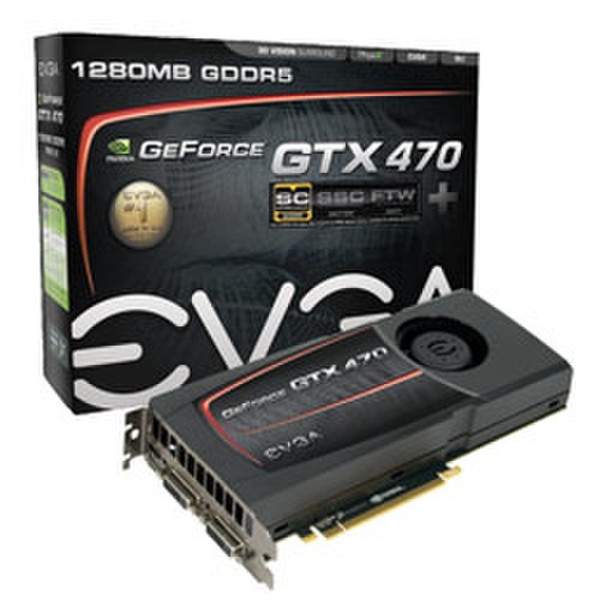 EVGA GeForce GTX470 GeForce GTX 470 1.25GB GDDR5