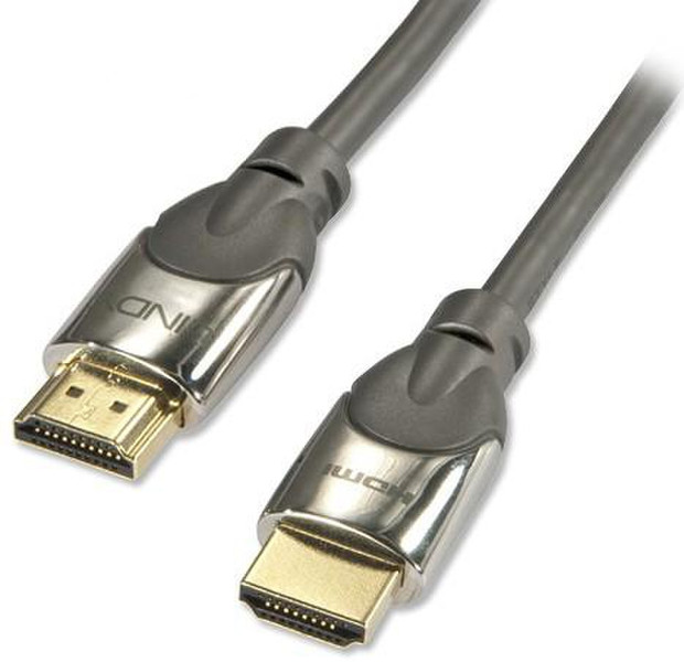 Lindy 41401 1м HDMI HDMI Серый HDMI кабель