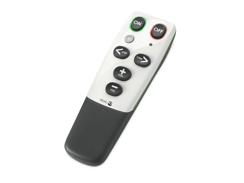 Doro HandleEasy 321rc press buttons Black,White remote control