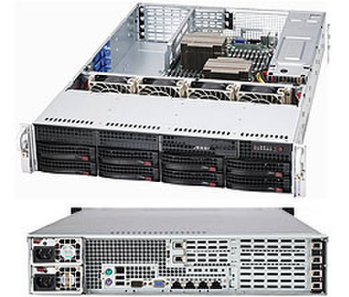 Supermicro CSE-829TQ-R920UB server barebone система