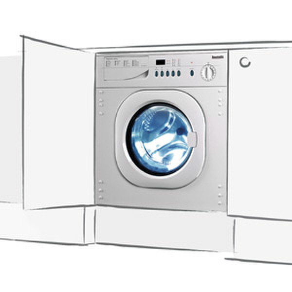 Baumatic BWD1212 Built-in Front-load C White washer dryer