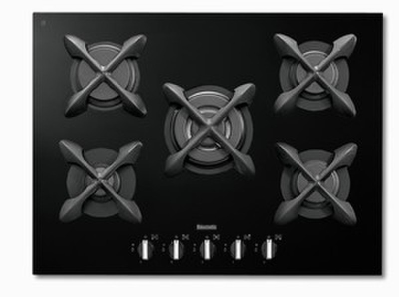 Baumatic B77TCBL Встроенный Gas hob Черный плита