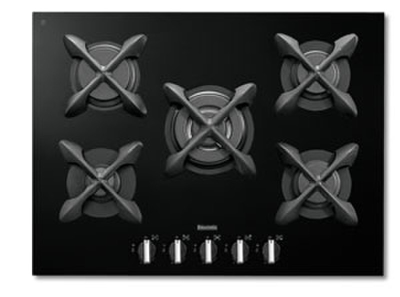 Baumatic B77BL built-in Gas hob Black hob