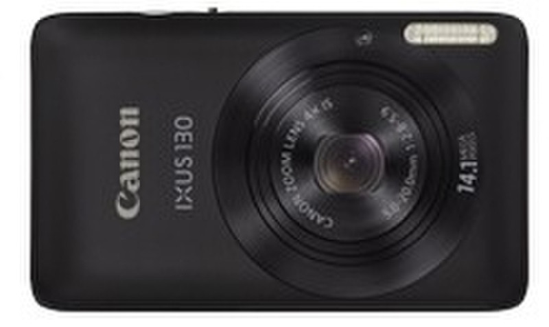 Canon Digital IXUS 130 Kompaktkamera 14.1MP 1/2.3Zoll CCD 4320 x 3240Pixel Schwarz