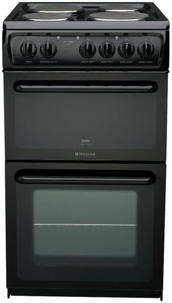 Hotpoint HW170EK Freistehend Electric hob Schwarz Küchenherd