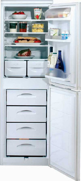 Hotpoint RFA52P freestanding White fridge-freezer