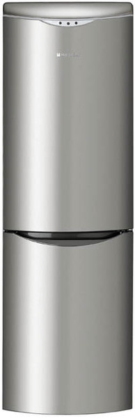 Hotpoint FFB6187X Отдельностоящий Cеребряный холодильник с морозильной камерой
