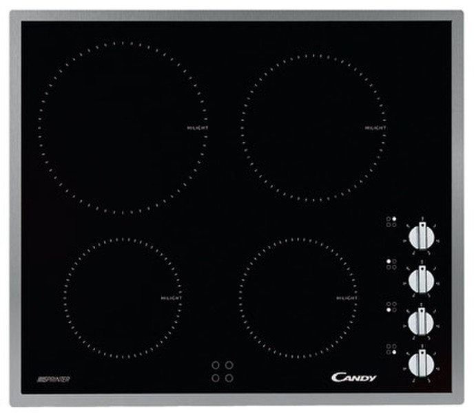 Candy PVK 640 N Встроенный Ceramic hob Черный