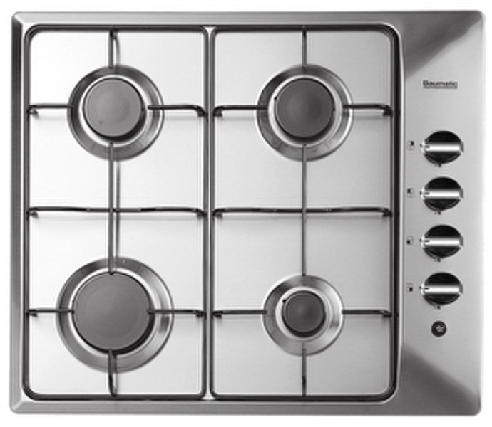 Baumatic B46.1TCSS Встроенный Gas hob Нержавеющая сталь плита