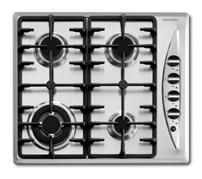 Baumatic BT61.1SS Встроенный Gas hob Нержавеющая сталь плита