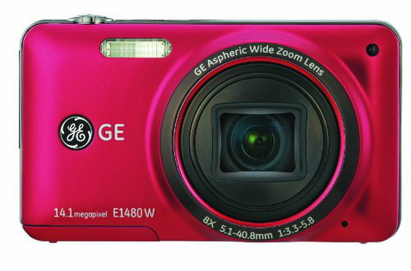 GE Power E1480W Kompaktkamera 14.1MP 1/2.3Zoll CCD 4320 x 3240Pixel Rot