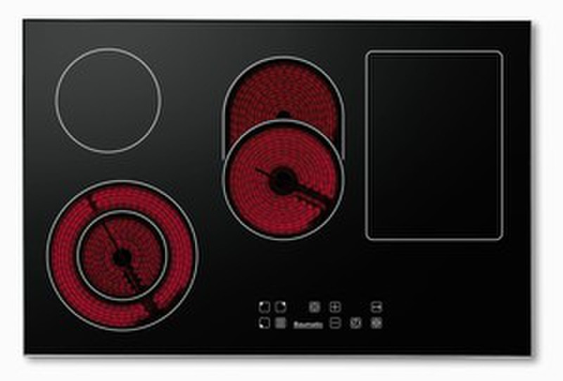 Baumatic BF18SS built-in Ceramic Black hob