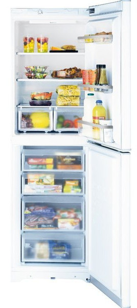 Hotpoint RF187MP Отдельностоящий Белый холодильник с морозильной камерой