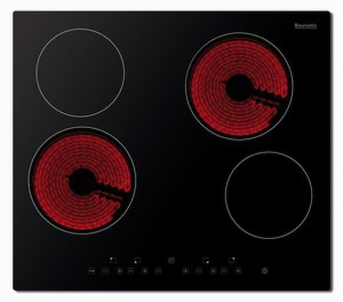 Baumatic BHC605 Встроенный Ceramic hob Черный плита