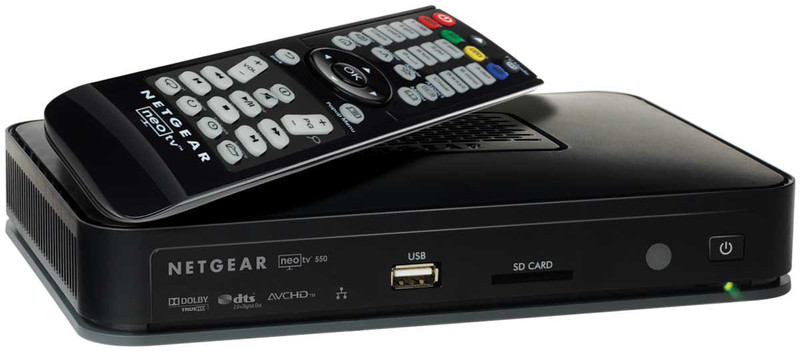 Netgear NeoTV 550 Black digital media player