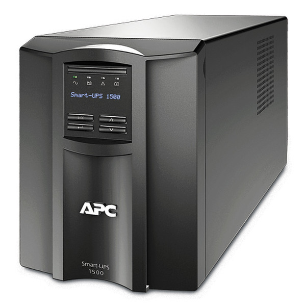 APC Smart-UPS Интерактивная 1500ВА 8розетка(и) Tower Черный источник бесперебойного питания