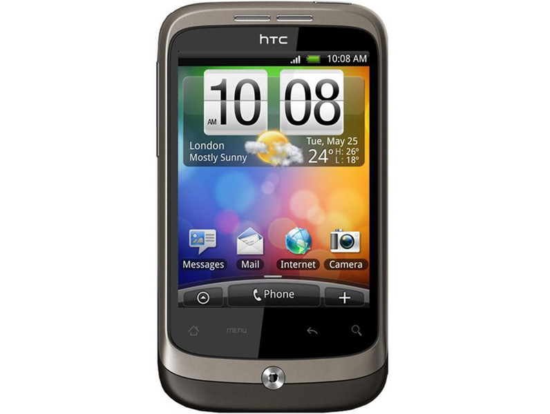 HTC Wildfire Single SIM Grey smartphone
