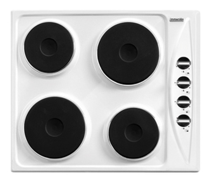 Baumatic B65.1W built-in Sealed plate White hob