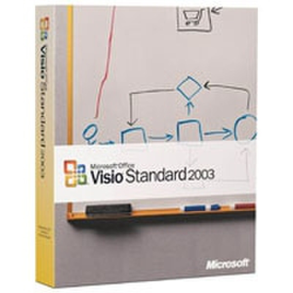 Microsoft Visio Standard 2003 Disk Kit, FI MVL Microsoft Volume License (MVL)