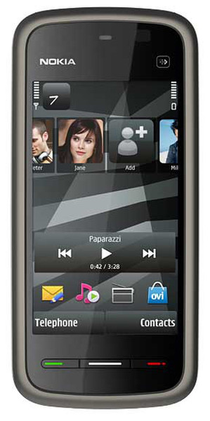 Nokia 5228 Single SIM Black smartphone