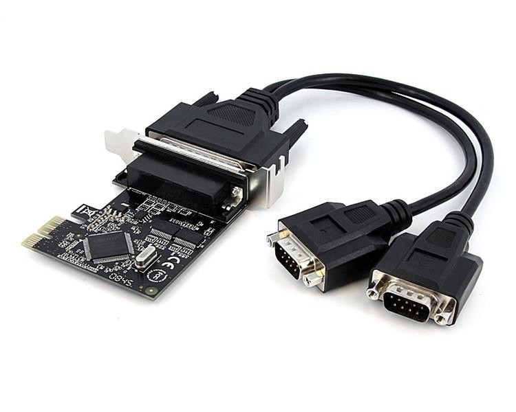 StarTech.com 2 Port RS232 PCI Express Serial Card w/ Breakout Cable