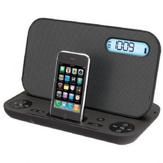 iHome iP49 Black docking speaker