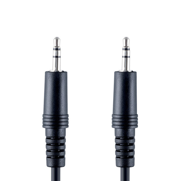 Bandridge Portable Audio Cable, 1.0m 1m 3.5mm 3.5mm Black audio cable