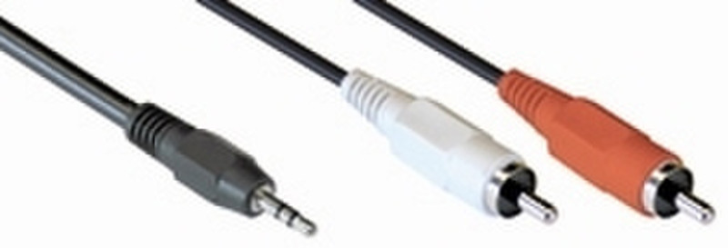 Bandridge VAL3405 5m 3.5mm 2 x RCA Schwarz Audio-Kabel