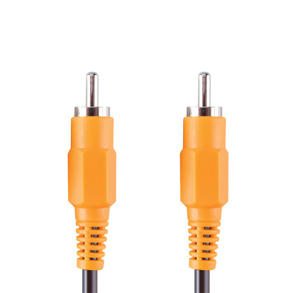 Bandridge Digital Coax Audio Cable, 1.0m 1m RCA RCA Schwarz, Gelb Koaxialkabel