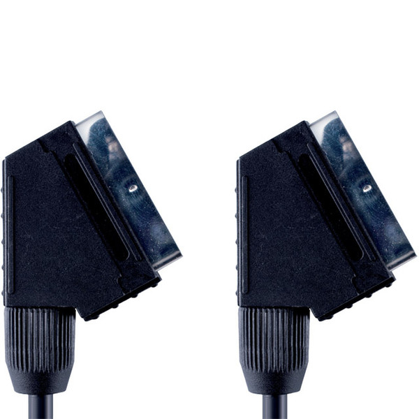 Bandridge SCART Audio Video Cable, 5.0m 5m SCART (21-pin) SCART (21-pin) Schwarz SCART-Kabel
