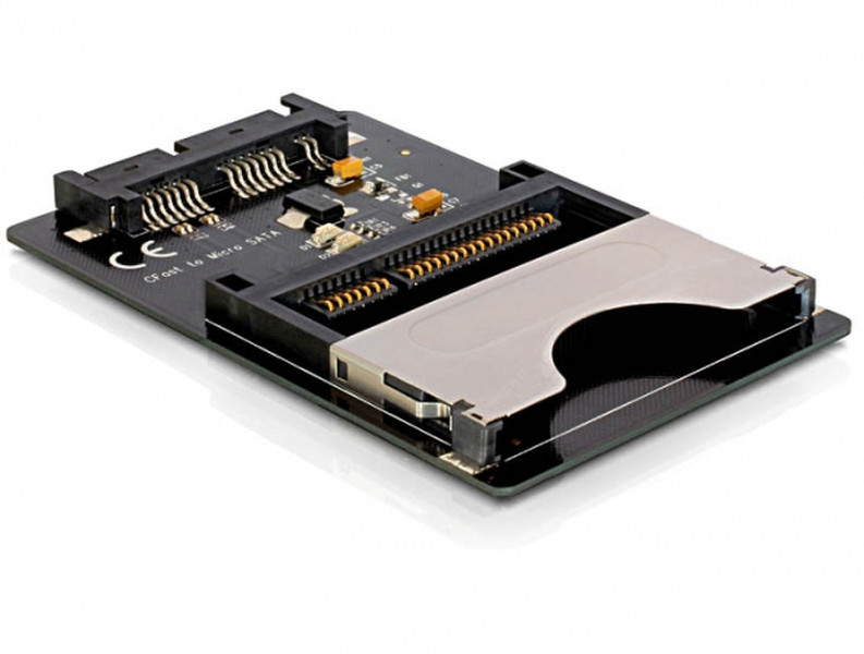 DeLOCK Micro SATA CFast Reader Внутренний Черный устройство для чтения карт флэш-памяти