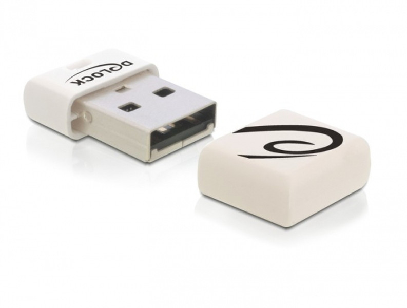 DeLOCK 54260 8ГБ USB 2.0 Тип -A Белый USB флеш накопитель