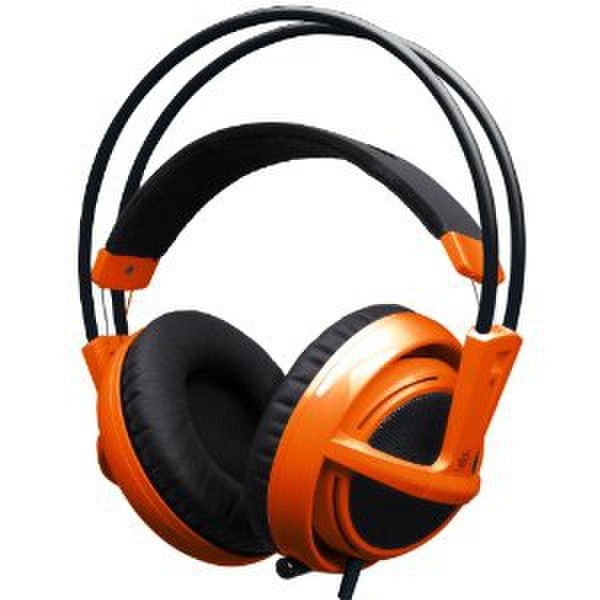 Steelseries Siberia v2 Binaural Verkabelt Orange Mobiles Headset