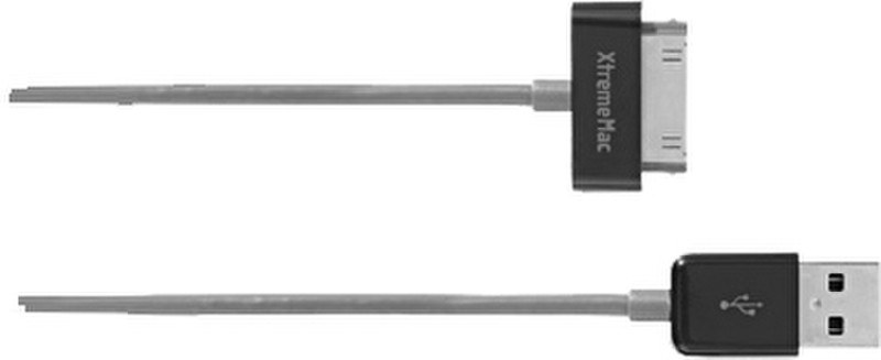 XtremeMac USB Charging Cable for iPhone/iPad/iPod 1.2м 30-pin USB Серый дата-кабель мобильных телефонов
