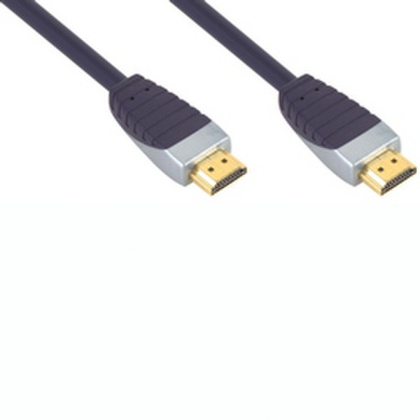 Bandridge SVL1201 1m HDMI HDMI Schwarz, Grau HDMI-Kabel