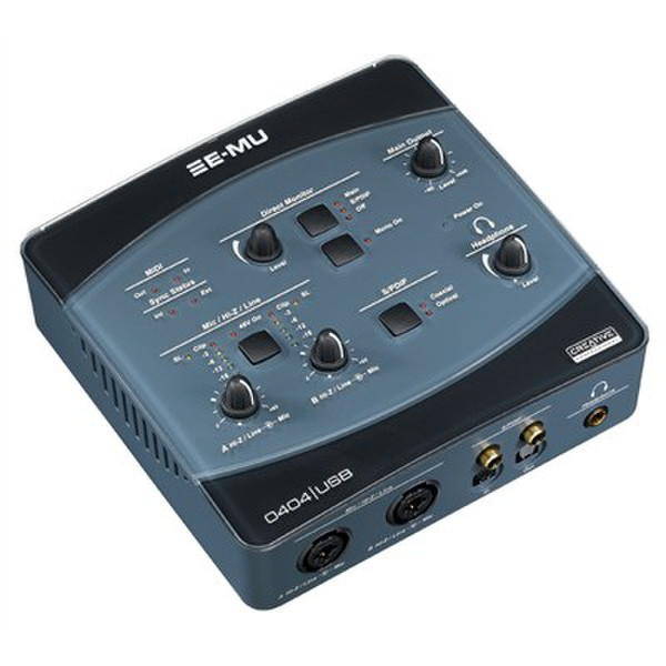 Creative Labs E-MU 0404 USB Blau Digitaler Audiorekorder