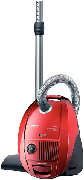 Siemens VSZ32411 Cylinder vacuum cleaner 4L 2400W Red vacuum