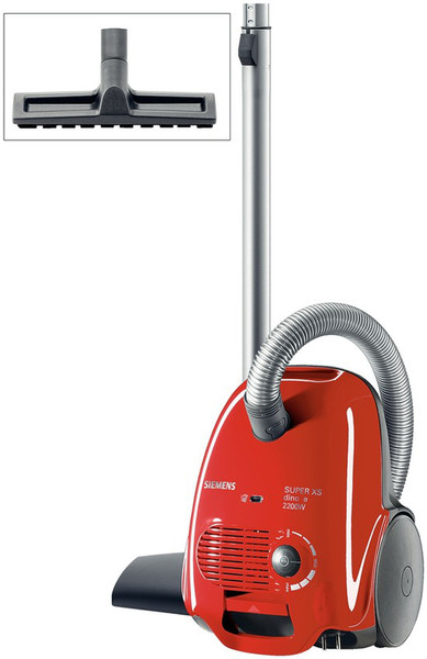 Siemens VS59E22 Cylinder vacuum cleaner 3.5L 2200W Red vacuum