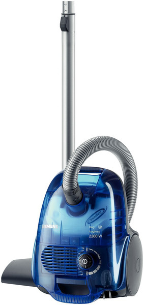 Siemens VS59E80 Cylinder vacuum cleaner 3.5L 2200W Blue vacuum